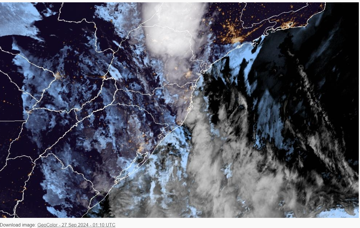 Frente fria leva a poluição embora, vejam dados aqui. Final de semana no tempo no sul do Brasil.