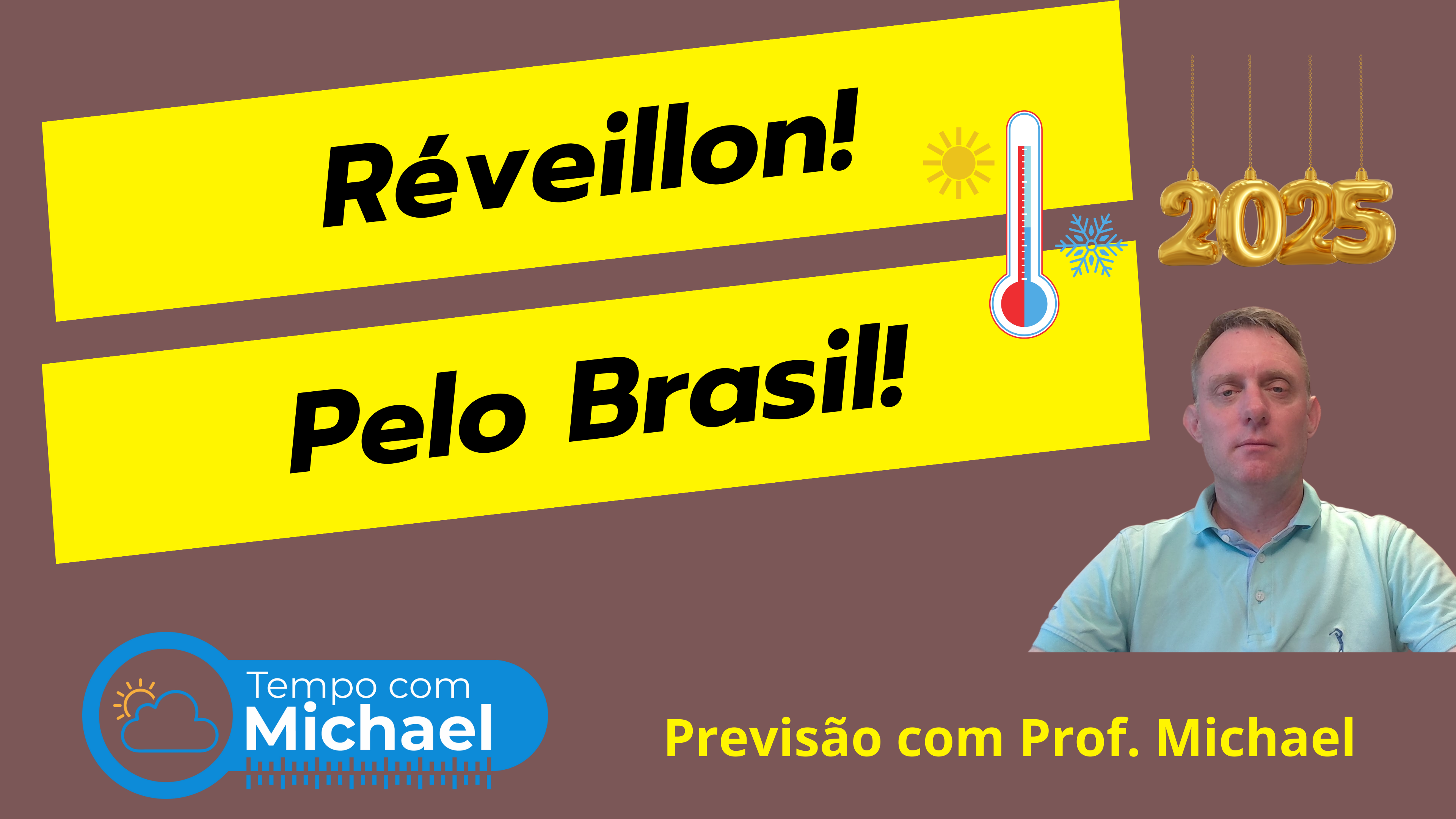 Previsão do tempo para o Réveillon pelo Brasil, sul catarinense e sul do Brasil!