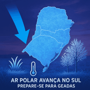 Ar polar avança