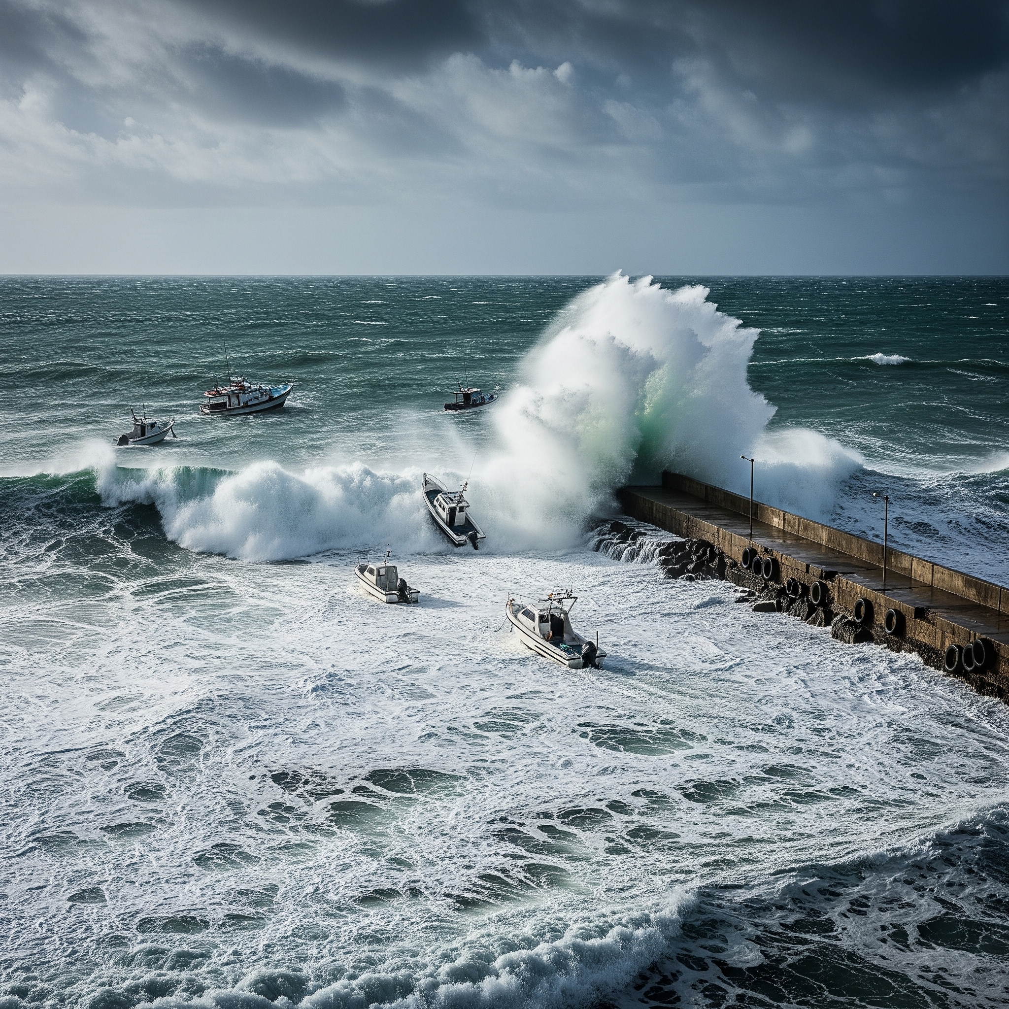 Após passagem do ciclone, teremos frio, ressaca e geada nas serras. Quando para o vento?