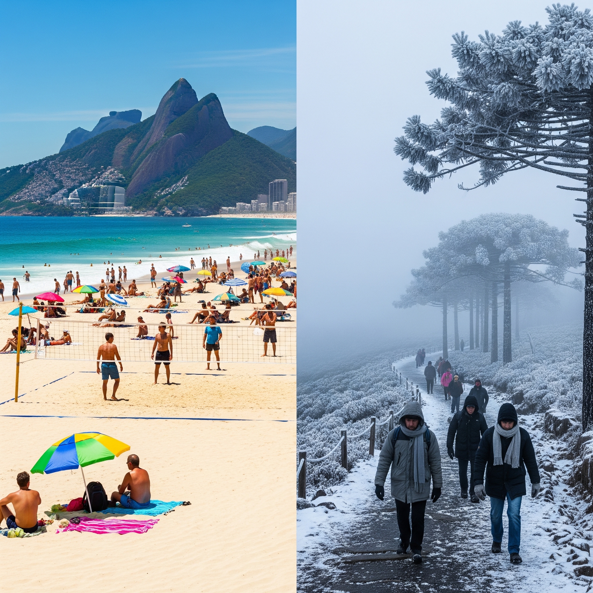 Panorama do tempo, será que teremos calor? Que inverno!