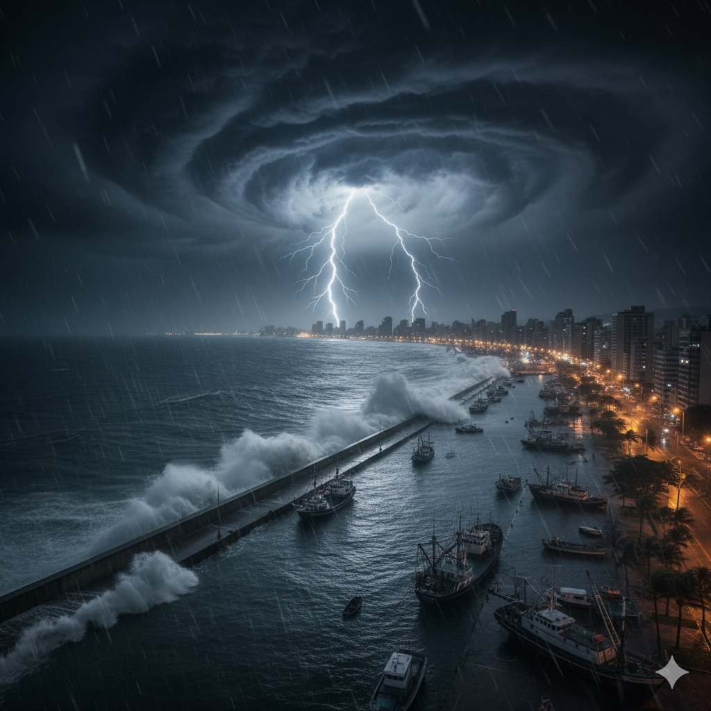 Muita chuva já no RS e SC, ciclone vai se formar na madrugada, entre sexta e sábado!