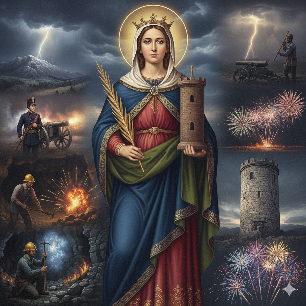 Alguns dias de Tempo bom no Sul Catarinense e o dia de Santa Bárbara!