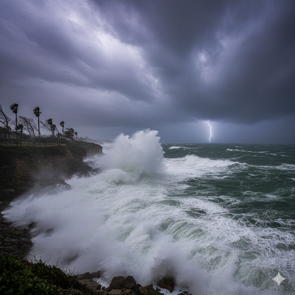 Chuva e frio no sul do Brasil
