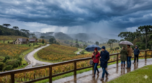 Frente fria muda o tempo no sul do Brasil